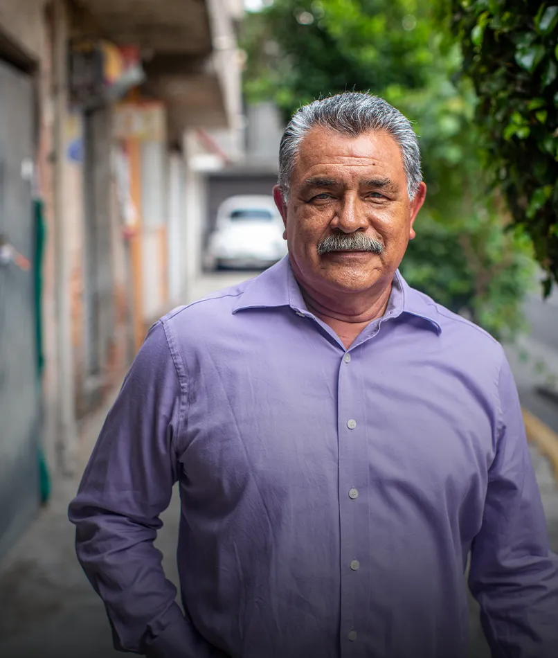 Lazaro Montantes lives with type 2 diabetes and cardiovascular disease in Mexico. (photo)